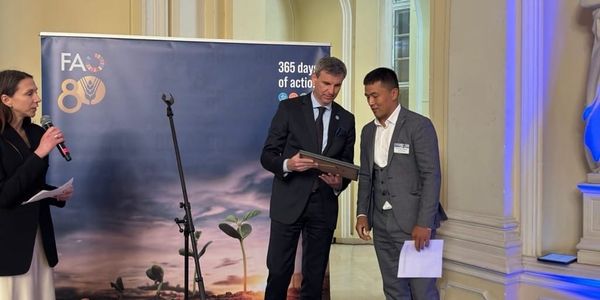Молодой фермер из КР получил награду ФАО за развитие сельских сообществ изображение публикации