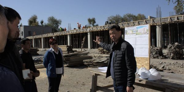 В Чуйской области строят здания судов — объекты проинспектировал Медербек Сатыев изображение публикации