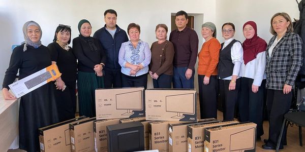 «Альянс Алтын» передал 20 современных компьютеров детским садам Таласской области изображение публикации