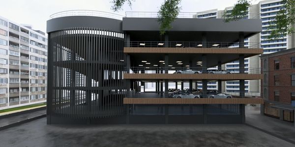 В Оше построят многоуровневую парковку – мэрия показала эскиз проекта изображение публикации