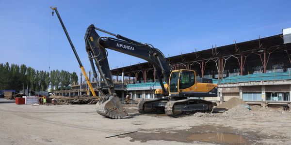 Строительство нового аэровокзала аэропорта «Манас». Фото: ОАО «МАМ».