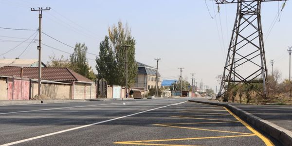 Новая дорога по улице Куланак в Бишкеке открыта для движения — участок от улицы 7 Апреля до улицы Кок-Жангак.