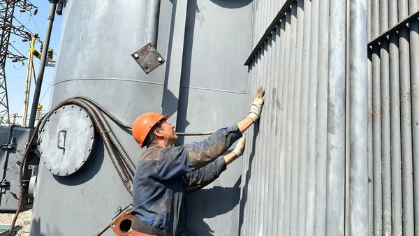 На подстанции «Орто-Алыш» в Бишкеке установлен новый трансформатор мощностью 40 МВА изображение публикации