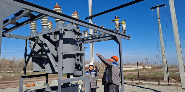 Завершение строительства ПС «Байтик». Фото: Чуйское ПЭС