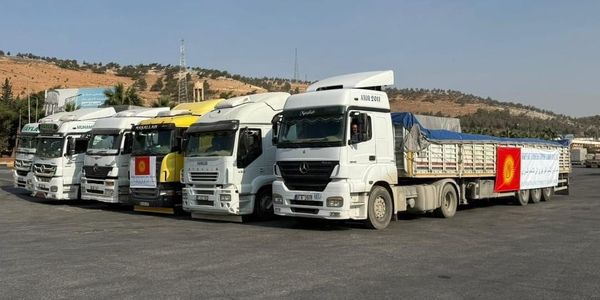 Кыргызстан передал Сирии более 150 тонн гумпомощи изображение публикации