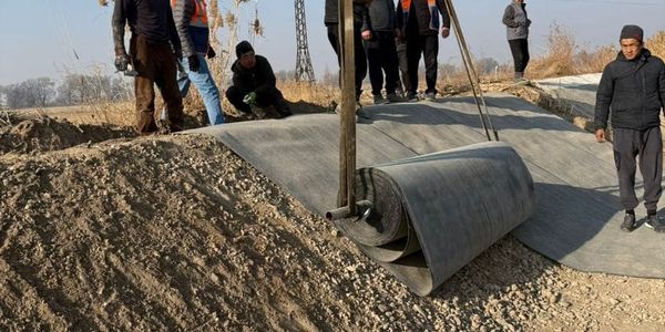 В Аламединском районе бетонируют канал Р-7 для сокращения потерь воды изображение публикации