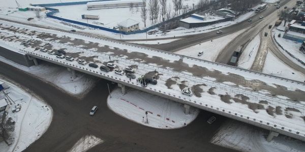 На Северной объездной Бишкека временно открыли три развязки