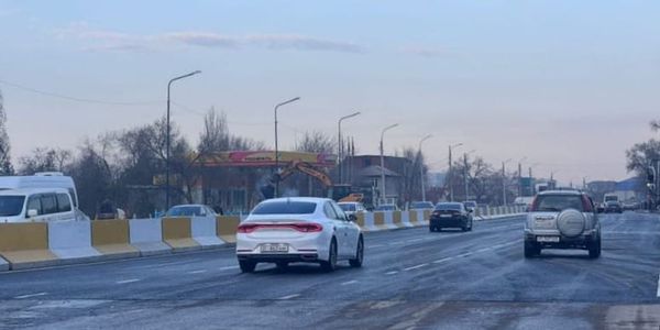 В Бишкеке после реконструкции открыли движение по мосту на Жибек Жолу изображение публикации