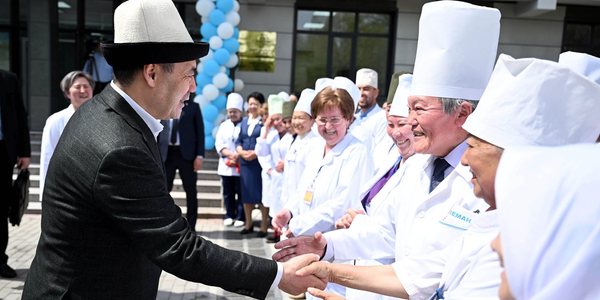 Орунбеков рассказал, какие зарплаты получат в конце апреля учителя и врачи Кыргызстана изображение публикации