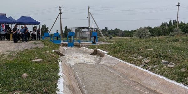 Больше никаких потерь воды: канал «Осмон» в Чуйской области получил «цифровой мозг» изображение публикации