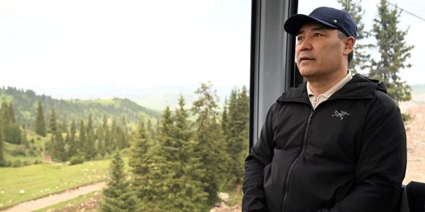 Технический запуск первых канатных дорог на курорте «Ала-Тоо Резорт» в Жыргалане
