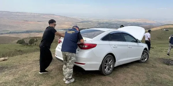 В Чуйской области водителей оштрафовали за езду по пастбищу Ак-Таш изображение публикации