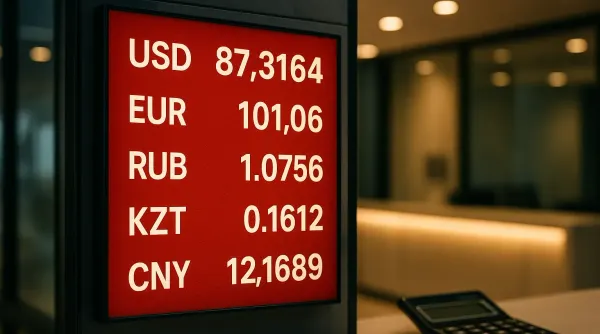 Доллар укрепился, рубль потерял 1.83% — курс валют НБ КР на 30 июля изображение публикации