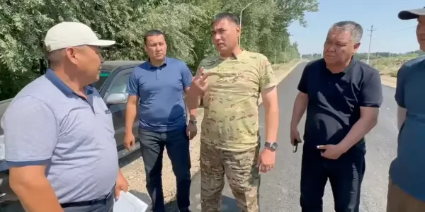 «Два года – 1 км асфальта»: глава Минтранса отчитал подрядчика за сроки ремонта дороги Ала-Бука – Касан изображение публикации