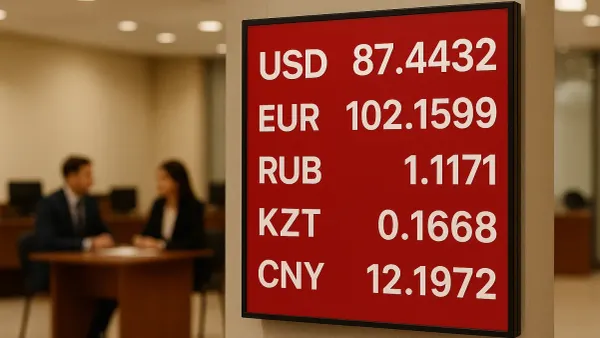 Сом укрепился ко всем валютам, кроме юаня — курс валют НБ КР на 15 июля изображение публикации