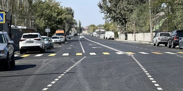 В Бишкеке после ремонта открыли движение по улице Кронштадтской изображение публикации