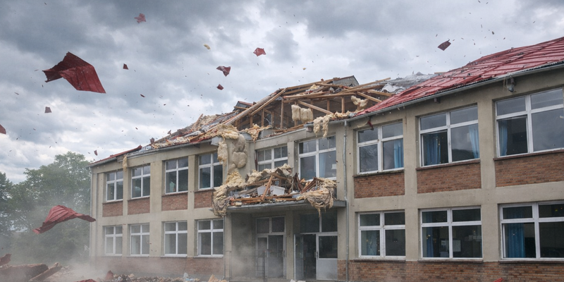 ГСО выплатила почти 1.2 млн сомов школе в Шамшы за сорванную ветром крышу изображение публикации