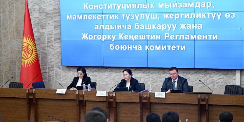 В Кыргызстане предлагают ускорить принятие законов по решениям Конституционного суда изображение публикации