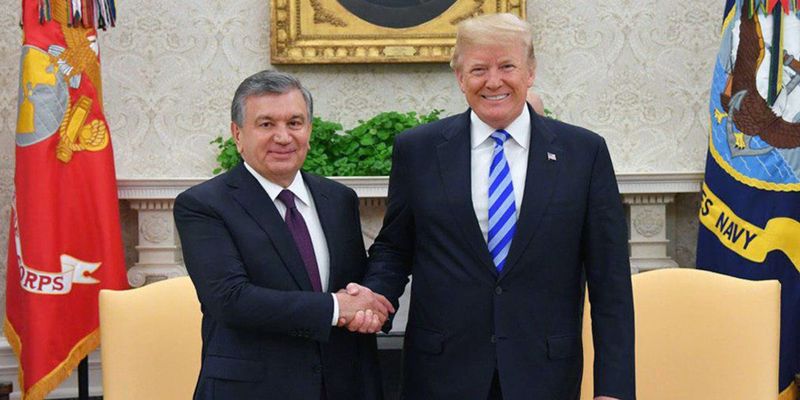 Шавкат Мирзиеев пригласил Дональда Трампа в Узбекистан изображение публикации