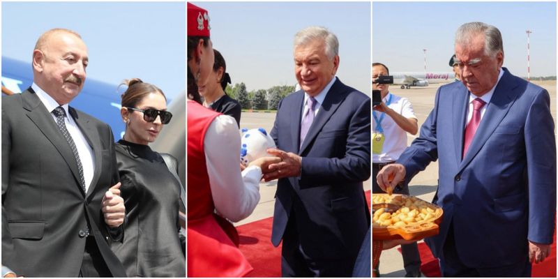 Алиев, Мирзиеев и Рахмон прибыли в Кыргызстан на саммит ШОС изображение публикации