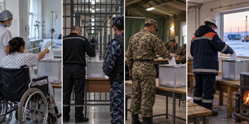 Больницы, СИЗО, воинские части и вахты: как будут голосовать на выборах в КР изображение публикации