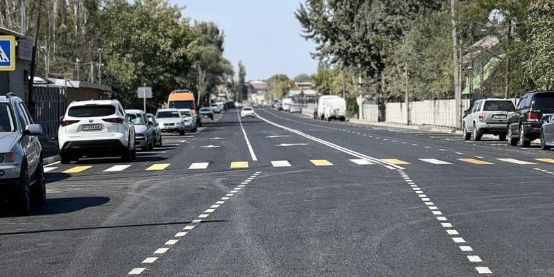 В Бишкеке после ремонта открыли движение по улице Кронштадтской изображение публикации