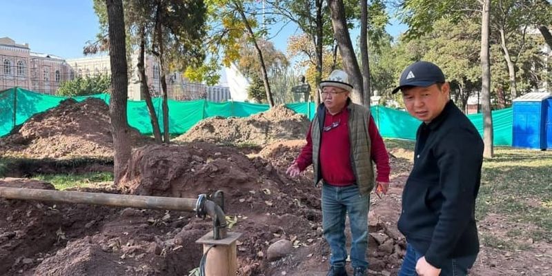 В центре Бишкека завершают строительство скважины для полива 15 гектаров изображение публикации