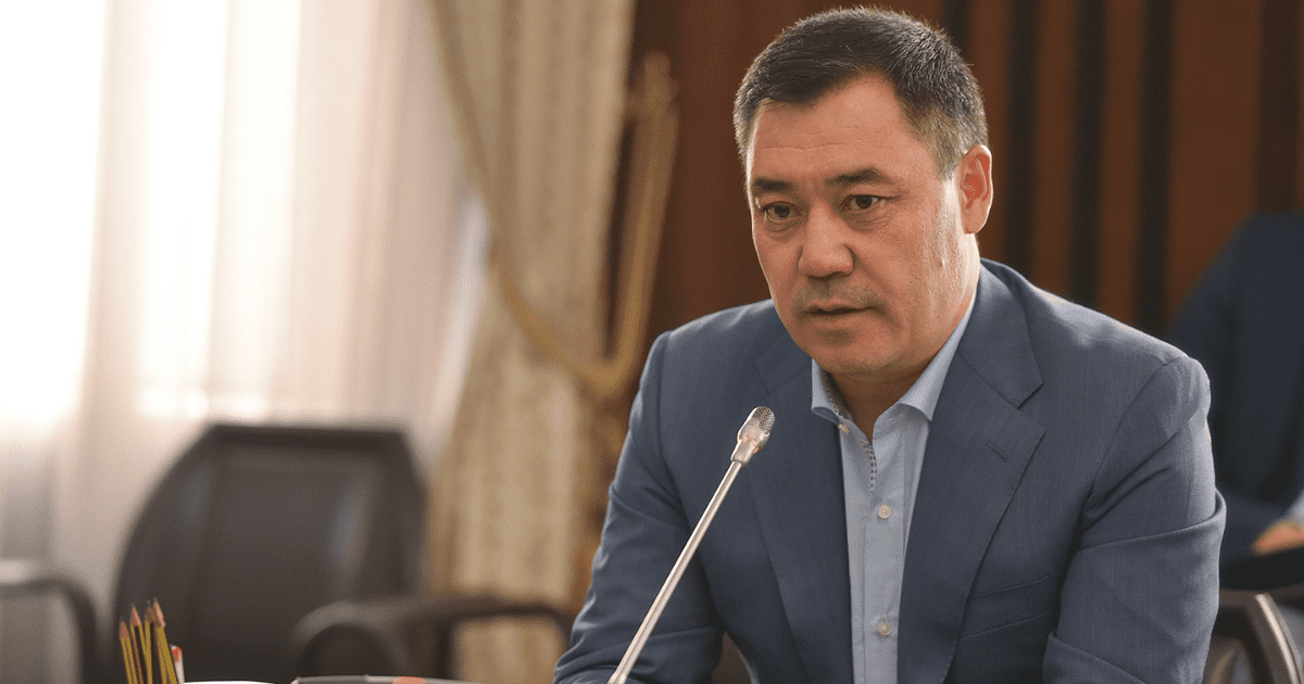Садыр Жапаров заверил спецпредставителя ООН в большой работе по борьбе с ОПГ
