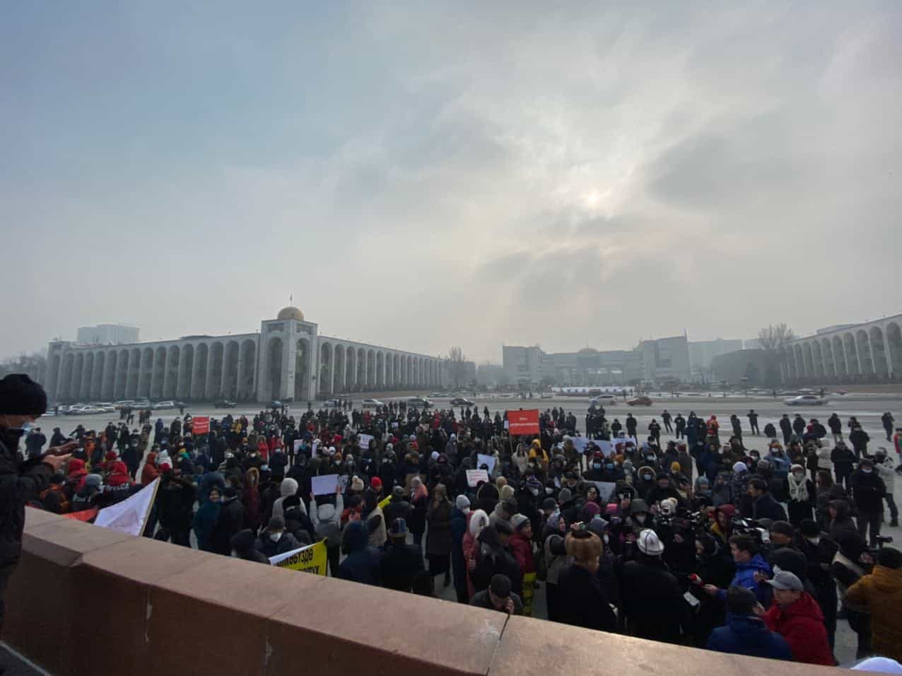 Марш против поправок в Конституцию состоялся. На акцию вышли больше 500 человек