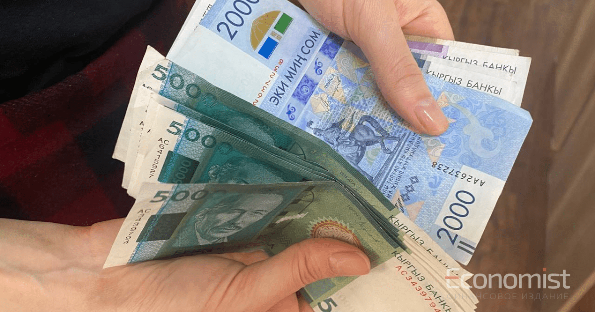 Объем срочных сомовых вкладов вырос на 5 млрд сомов с февраля