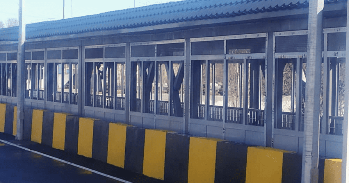 На пункте «Ак-Жол – Кордай» построили галерею для пешеходов за 10 млн сомов. ФОТО