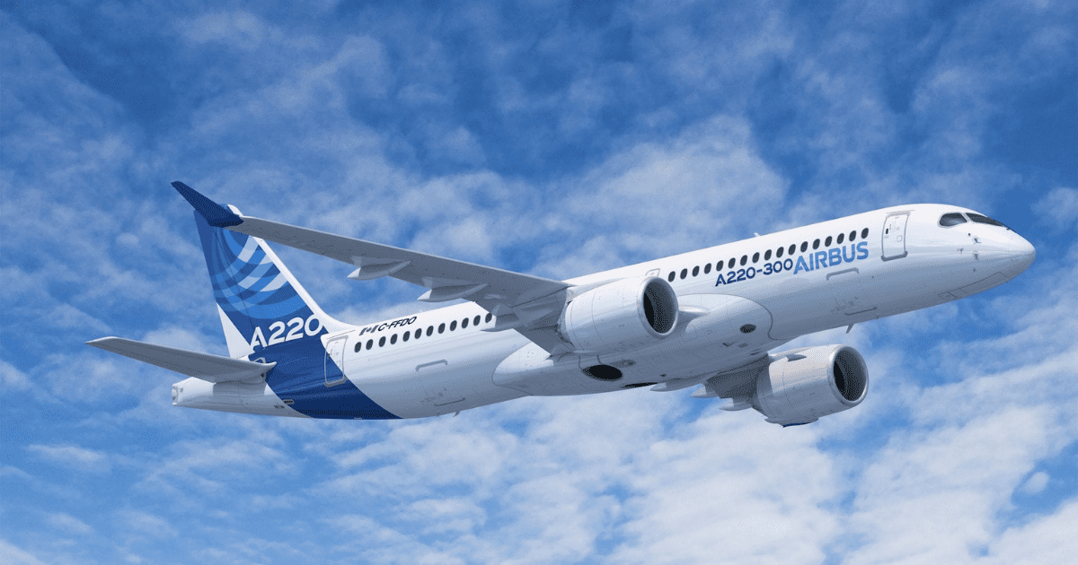 Кыргызстан первым среди стран СНГ начнет использовать авиалайнеры Airbus A220