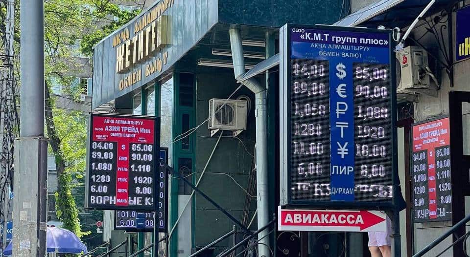 Курс доллара в Кыргызстане: покупка — 82.9 сома, продажа — 83.9 сома