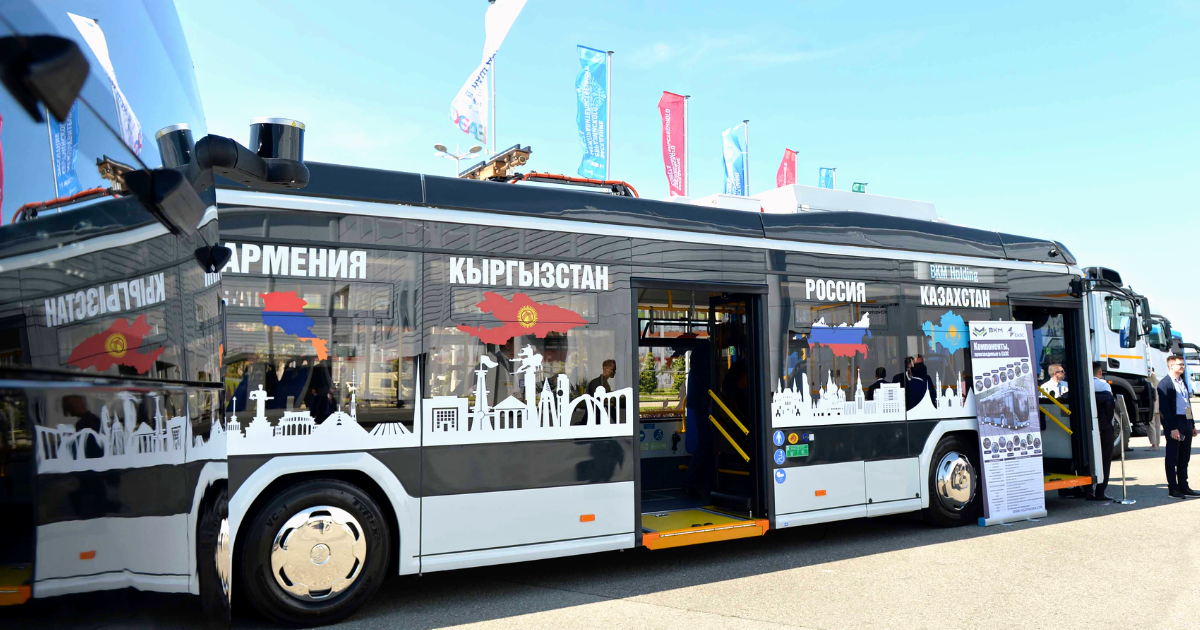 Разработан «Евразийский электробус» — он может появиться во всех странах ЕАЭС