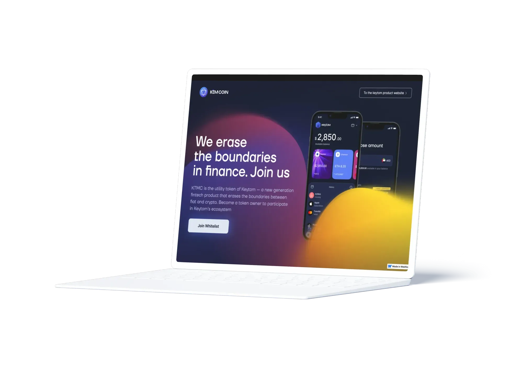 Keytom mobile & desktop app