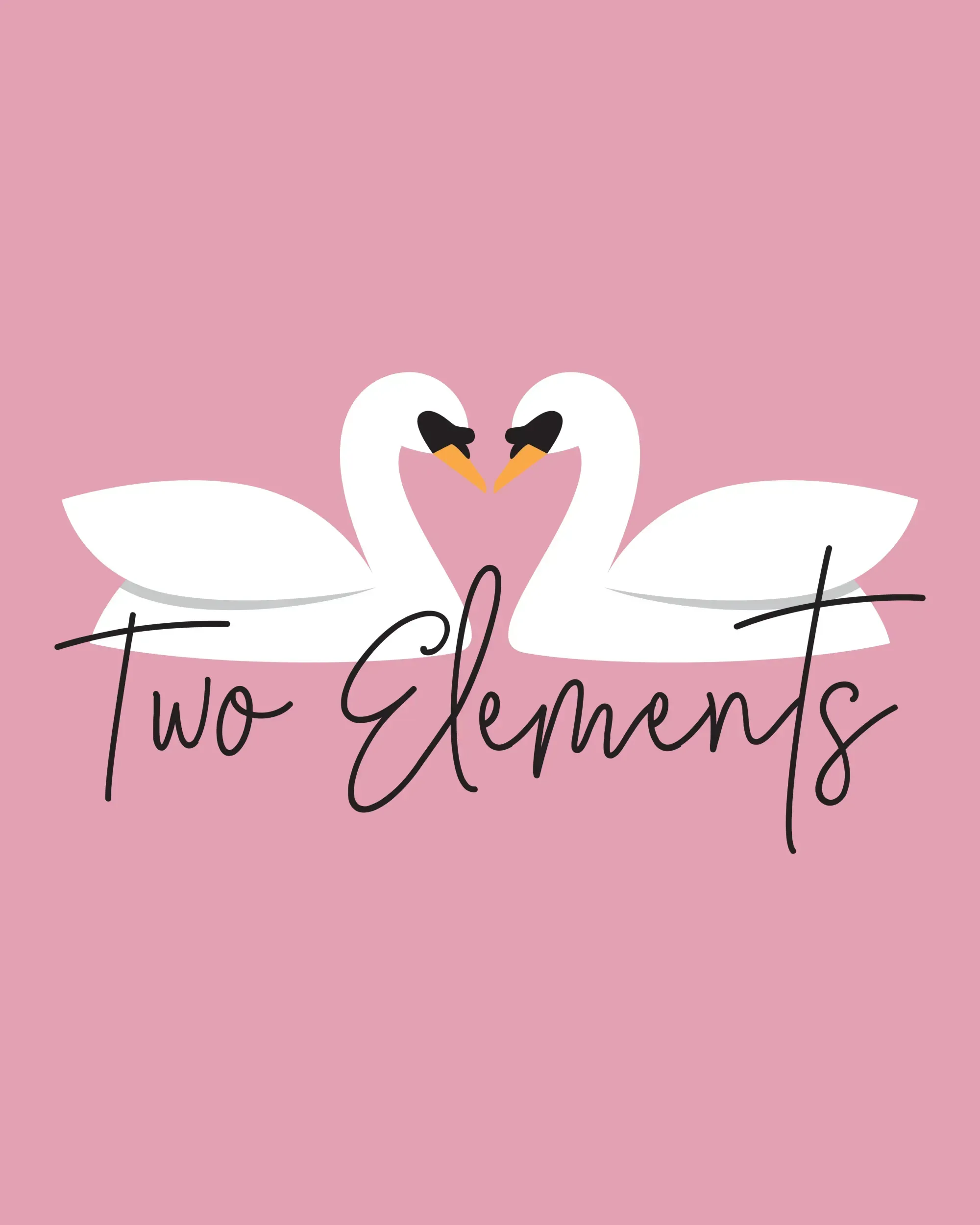 Сделал красивый брендинг для проекта жены и ее подруги Two Elements