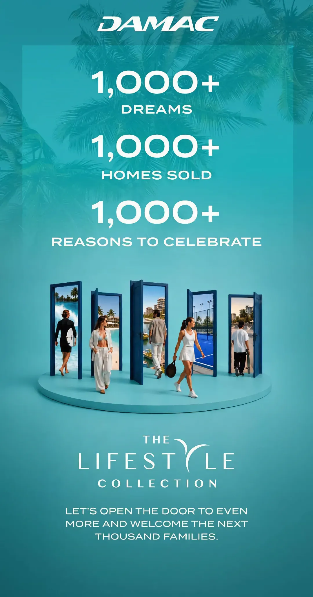 1 000 проданных квартир — и DAMAC открывает следующую тысячу возможностей