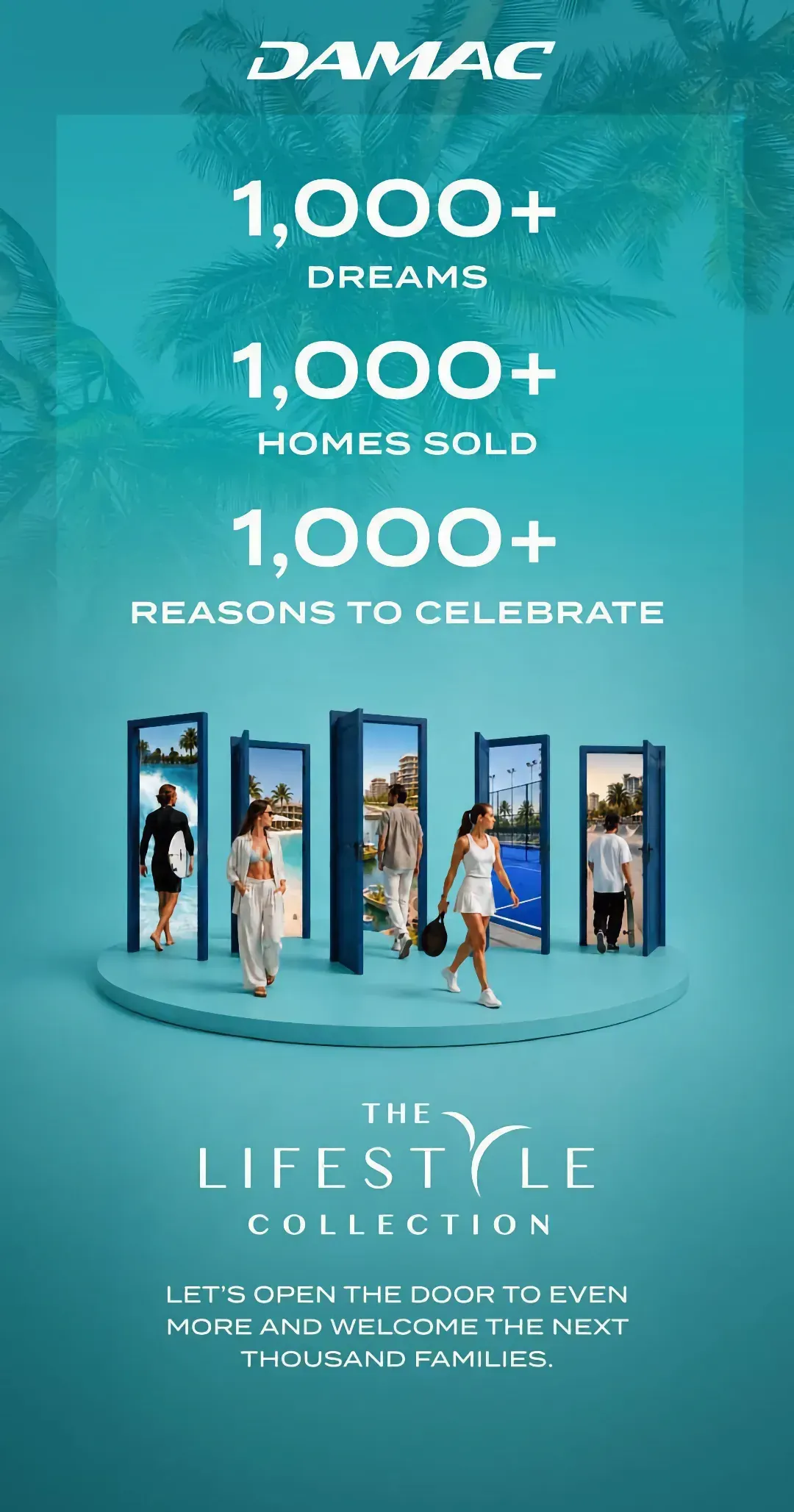 1 000 проданных квартир — и DAMAC открывает следующую тысячу возможностей
