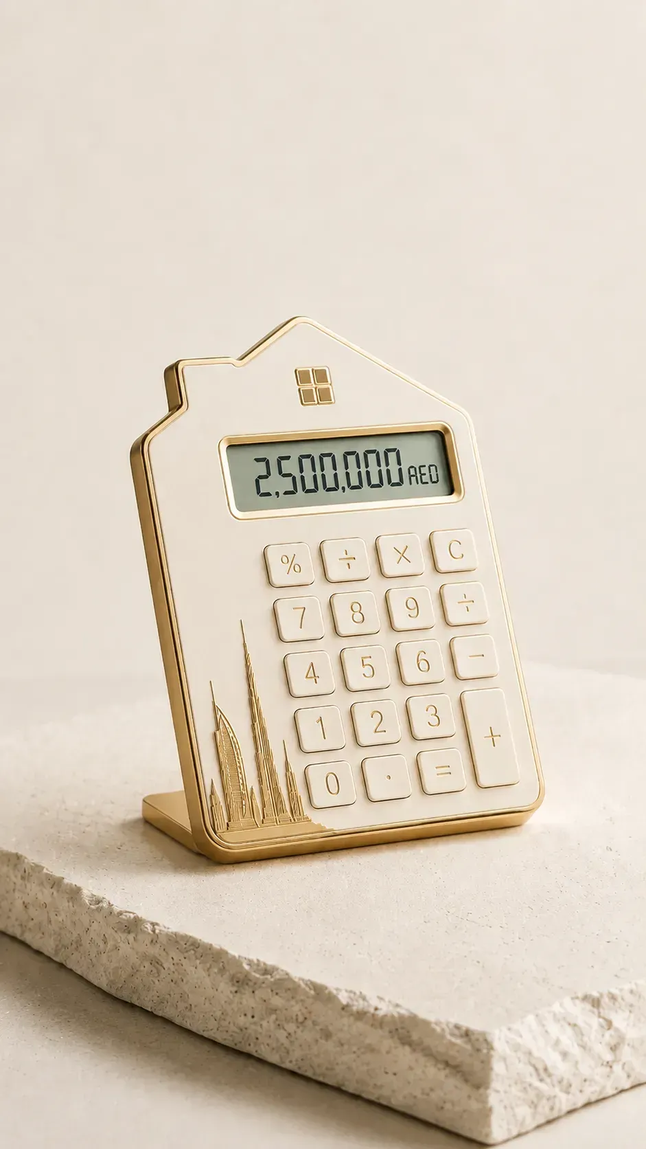 Dubai mortgage calculator showing a realistic property-purchase budget