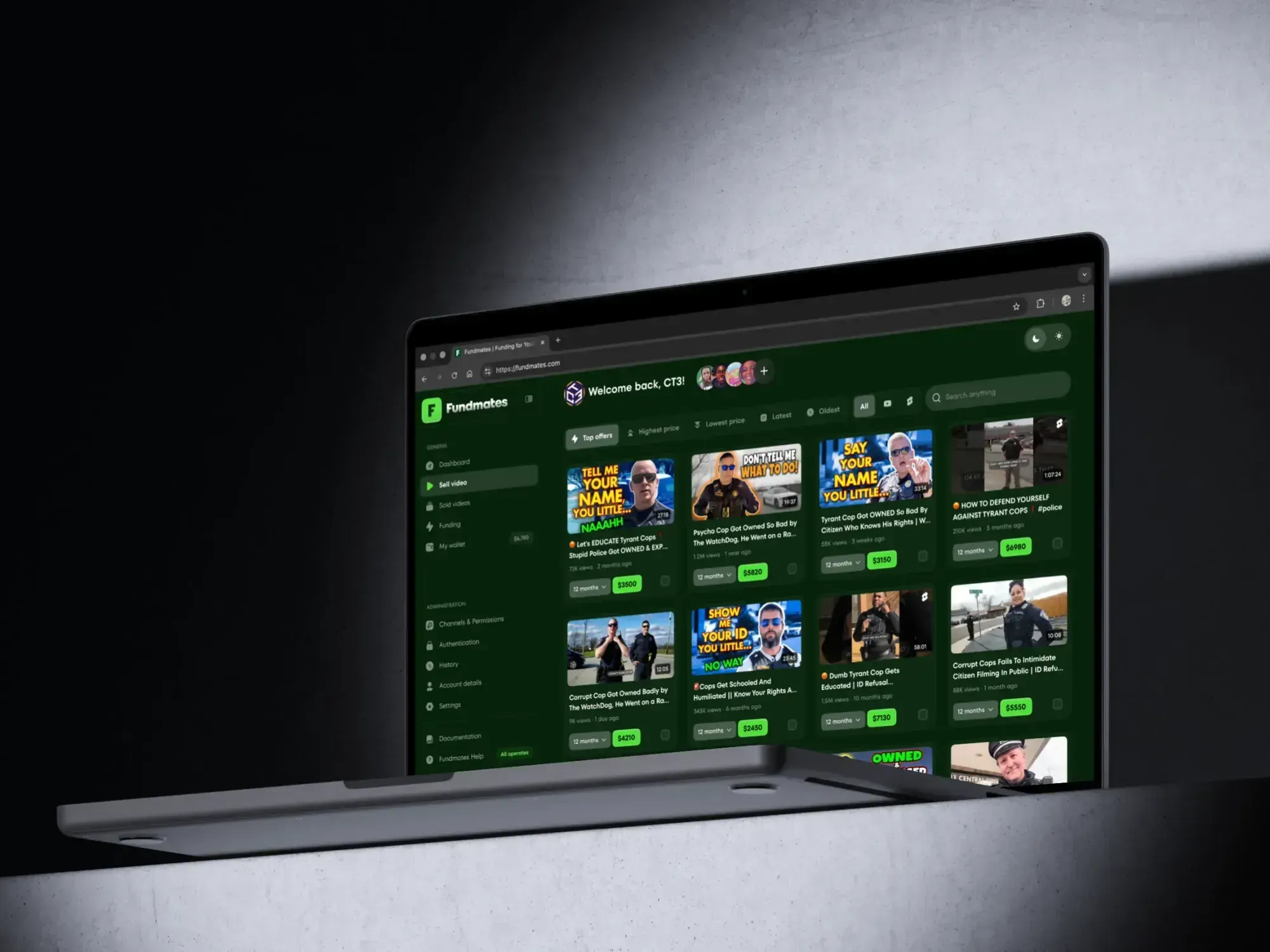 Sell ​​One Video: turning future video income into money today