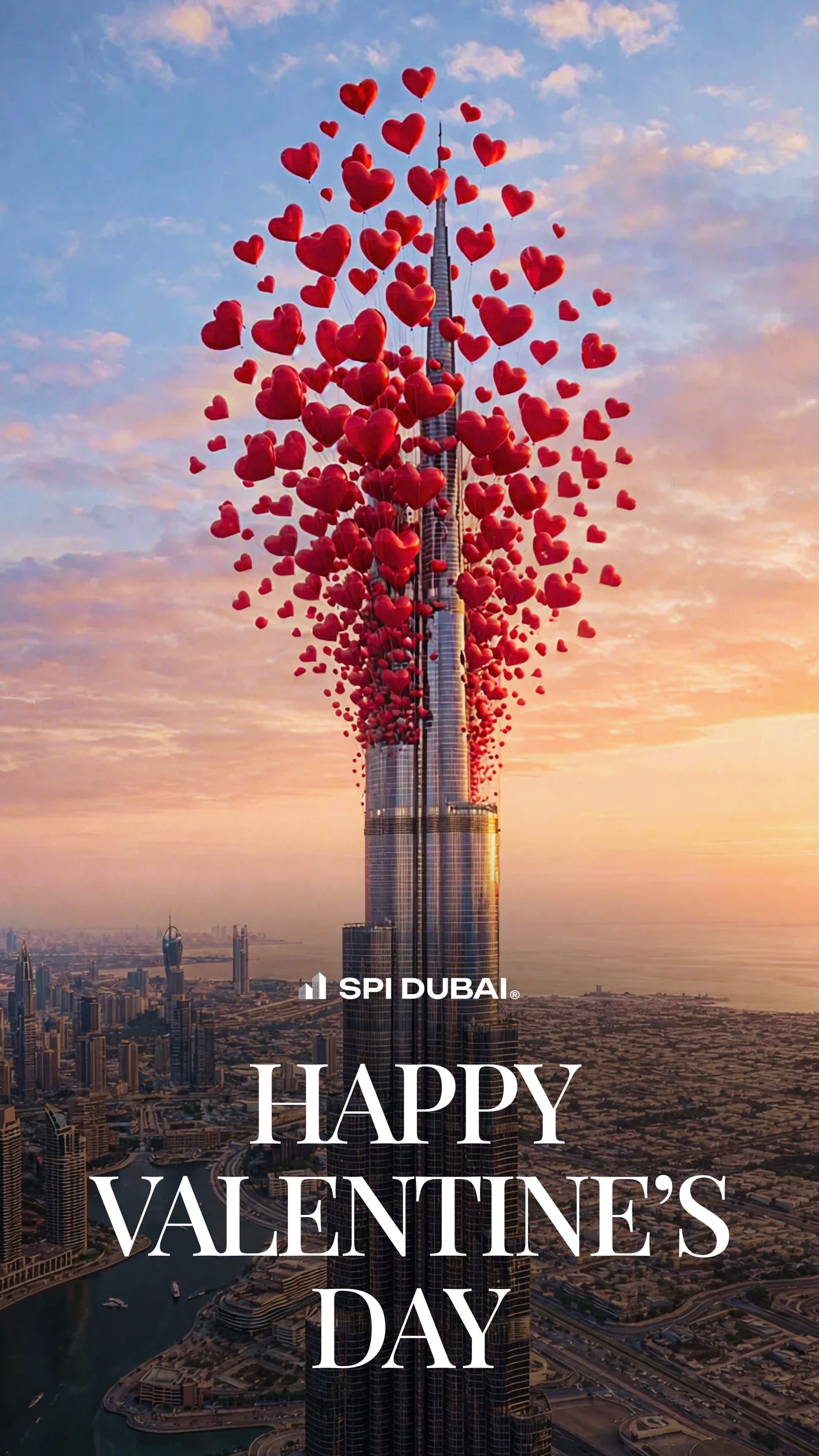 Falling in love with Dubai: Happy Valentine's Day!