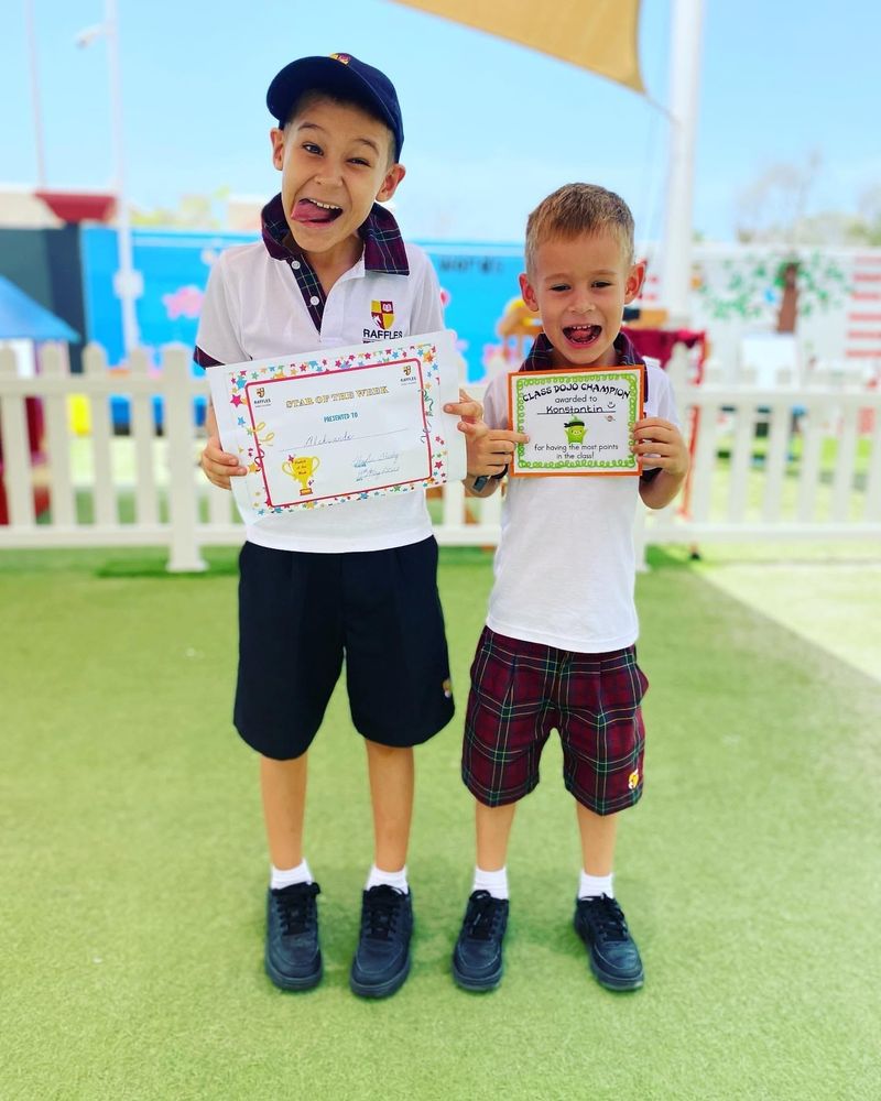 Children earned awards
