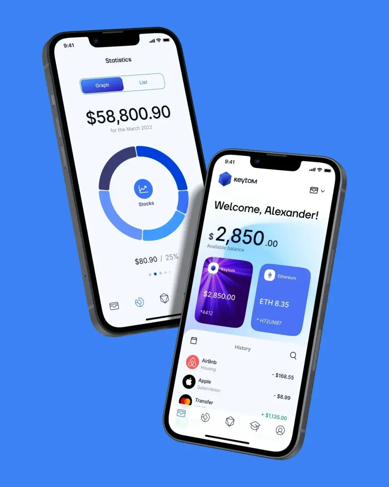 Created interfaces for a Dubai neobank