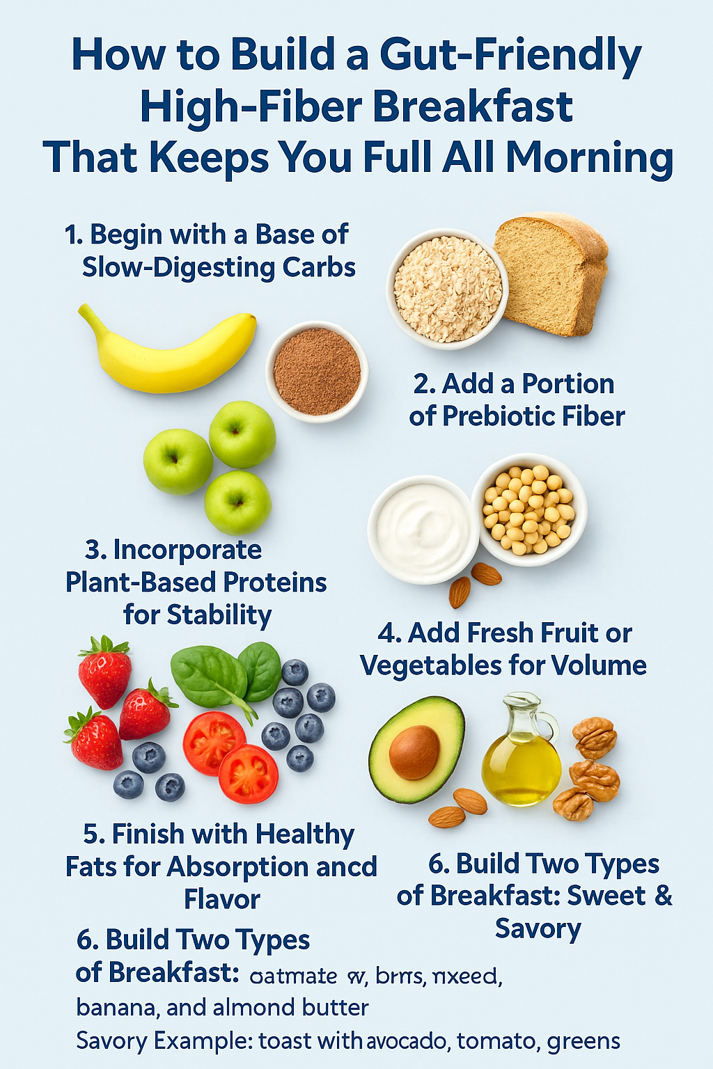 How to Build a Gut-Friendly High-Fiber Breakfast That Keeps You Full All Morning