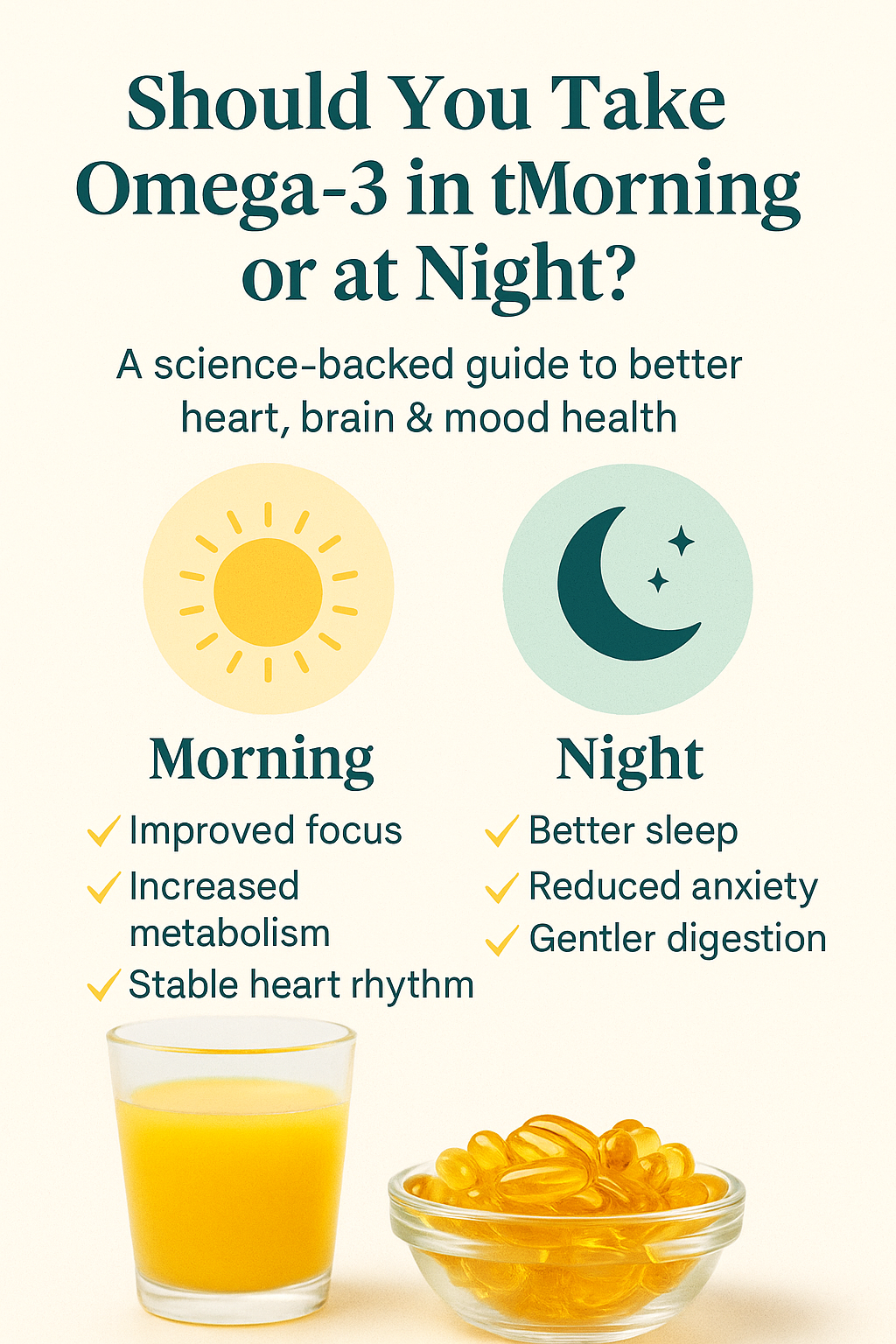 Should You Take Omega-3 in the Morning or at Night?