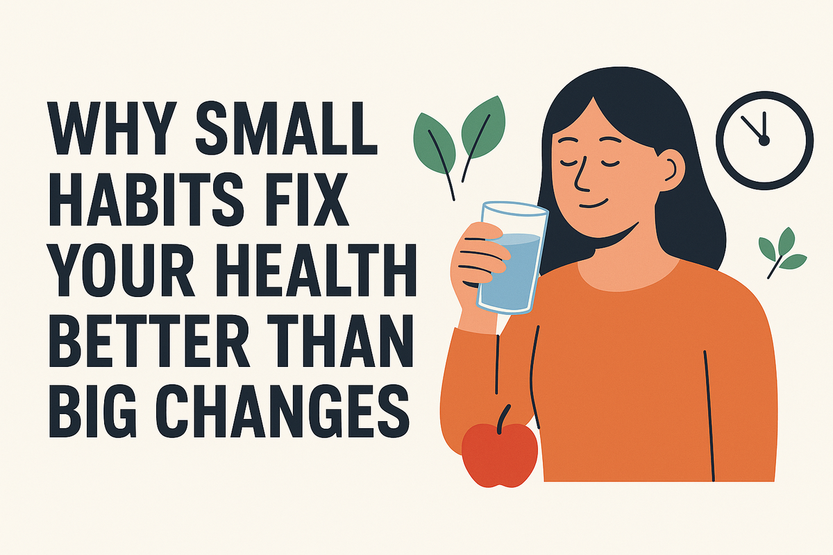 Why Small Habits Improve Long-Term Health More Than Extreme Resets (Behavioral Science Explained)