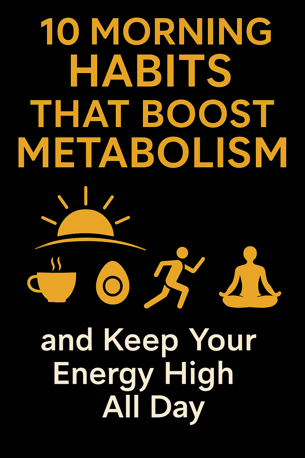 10 Morning Habits That Boost Metabolism and Keep Your Energy High All Day