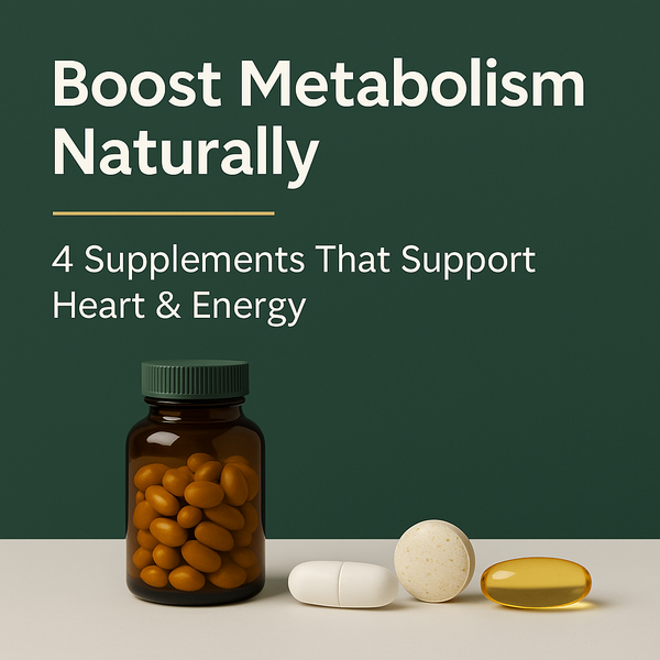 4 Natural Supplements to Boost Metabolism & Heart Health