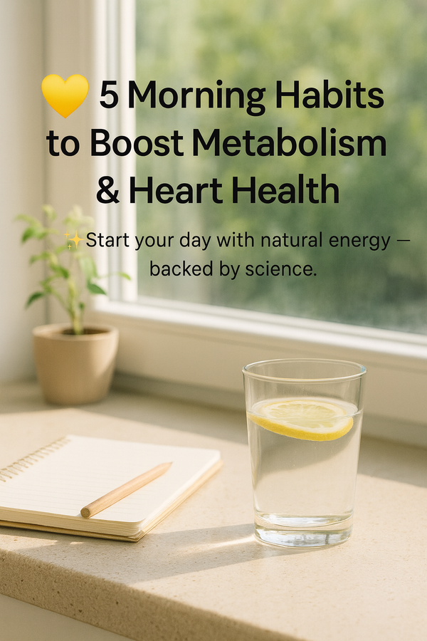 5 Morning Habits That Naturally Improve Heart Health and Metabolism