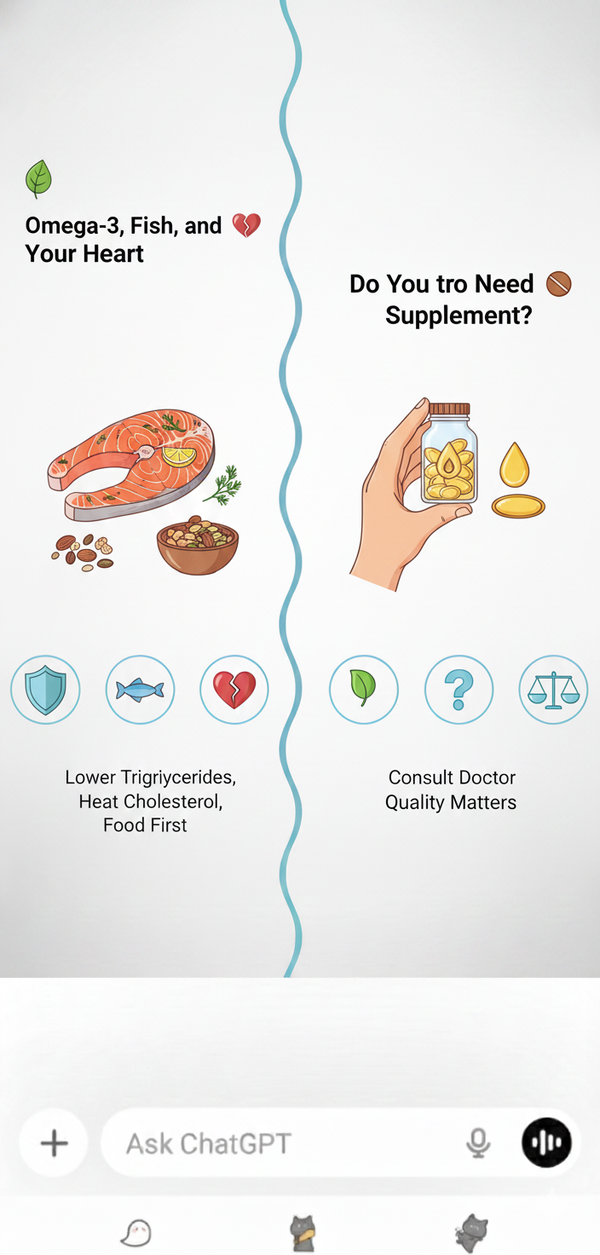 Omega-3, Fish, and Your Heart: Do You Really Need a Supplement?